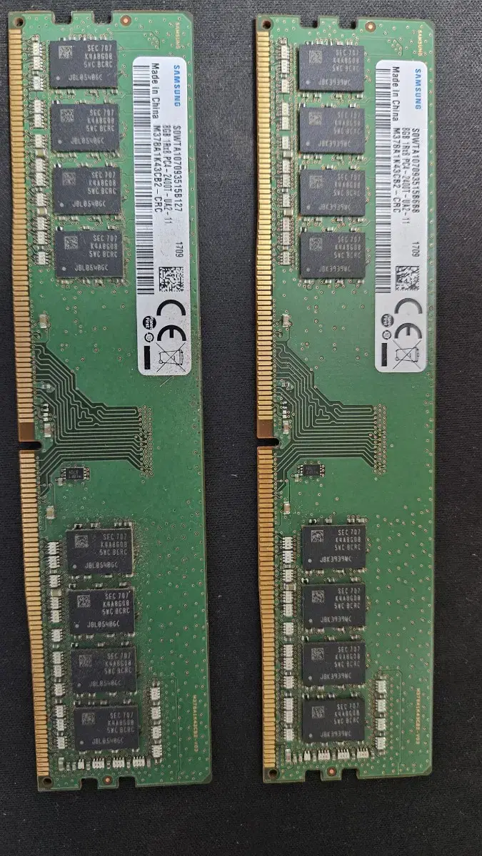 삼성 ddr4 8g 2400t x2